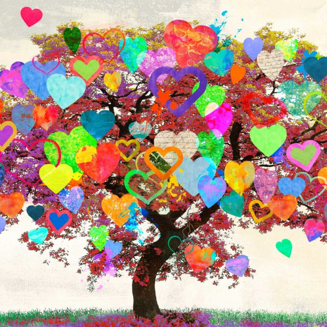 Tree of Love (detail) Poster Print by Malia Rodrigues - Item # VARPDX1MD4129